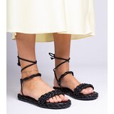 D/CEO marka niezdefiniowana Black woven women's sandals Tarina | shoptok.hr