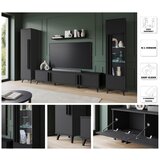 XXXL Dnevni Regal Helsinki 2, Črna, 4-Delno | Shoptok.si