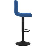  Barski stolčki 2 kosa moder žamet, (20817443) | Shoptok.si
