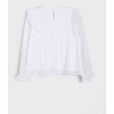 Sinsay Bluza s teksturiranim uzorkom i volanima | shoptok.hr