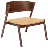 Hübsch Temno rjav fotelj Oblique – | Shoptok.si
