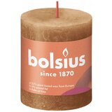 Bolsius rustične debele svijeće Shine 4 kom 80 x 68 mm smeđe | shoptok.hr