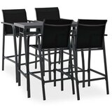 5-dijelni vrtni barski set crni | shoptok.hr
