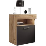 MID.YOU NOČNA OMARICA, antracit, medeni hrast | Shoptok.si