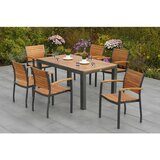 Gardenson Vrtna Garnitura Santorin, 7-Delno, Aluminij, Masivno | Shoptok.si