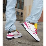 Gemre White and pink sneakers with a yellow tongue Archie | shoptok.hr