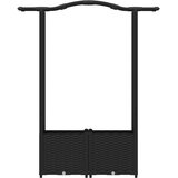  Povišeni krevet s mrežom i krovom Crna 125 x 40 x 138 cm PP | Eponuda.ba