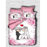 Lessentiel Maison set posteljine 121, 160x220cm, bijelo-roza | Eponuda.ba
