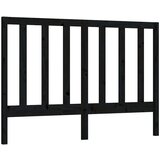  Uzglavlje za krevet crno 166 x 4 x 100 cm od masivne borovine | shoptok.hr