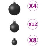  Set od 100 božićnih kuglica crni | shoptok.hr