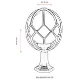 Opviq Vanjska zidna lampa BSU-68155-BSY-M1-OP, 55 cm, IP65, E27, Crna | Eponuda.ba