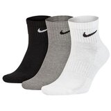 Nike Športne nogavice 'EVERYDAY CUSH' pegasto siva / črna / bela | Shoptok.si