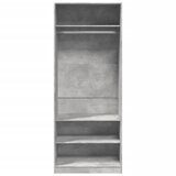 Ormar siva boja betona 80x50x200 cm od konstruiranog drva | shoptok.hr
