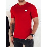 DStreet Koszulka męska basic czerwona | Shoptok.si