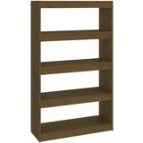 Furnova Knjižna omara/pregrada medeno rjava 80x30x135,5 cm borovina, (21933217) | Shoptok.si