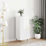 vidaXL Komoda visok sijaj bela 34,5x34x90 cm inženirski les | Shoptok.si