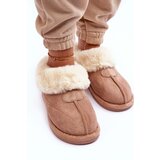 Boto Women's Slippers With Faux Fur Beige Lanoze | Shoptok.si