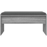  Klupa za hodnik s jastukom Siva Sonoma 83 x 38 x 40 cm | shoptok.hr