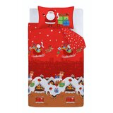 Catherine Lansfield Rdeča otroška posteljnina za posteljico 120x150 cm Santa's Christmas Presents – | Shoptok.si