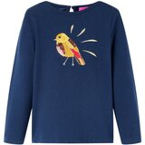 vidaXL Dječja majica dugih rukava modra 128 | shoptok.hr