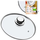 KADAX Stekleni pokrov 24 cm Univerzalna ponev, odporna na vročino, (5000355890) | Shoptok.si