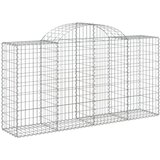  Gabionska košara s lukom 200x50x100/120 cm pocinčano željezo | shoptok.hr