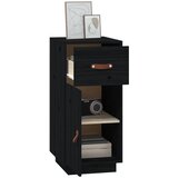  Komoda crna 34 x 40 x 75 cm od masivne borovine | shoptok.hr