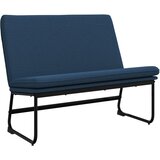  Klupa plava 100 x 75 x 76 cm od tkanine | shoptok.hr