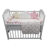 Baby Textil textil komplet posteljina za krevetac bambino roze, 120x60 cm 3100564 Cene