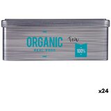  Kutija za Čajeve Organic Tea Siva list lima (11 x 7 1 x 18 cm) (24 kom.) | shoptok.hr