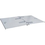 eurokraft pro Pokrov, pocinkan, za zaboje s prostornino 0,55 m³, odpiranje na dveh straneh | Shoptok.si