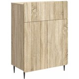 vidaXL Strani šal Sonoma hrast 66 x 34,5 x 92 cm Inženirski les, (5000217627) | Shoptok.si
