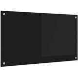 vidaXL Zaščita za kuhinjo Črna 90 x 50 cm kaljeno steklo, (5000130968) | Shoptok.si