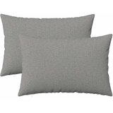  Presvlaka za jastuk 2 kom. HEERLEN Oblačnosiva 50 x 80 cm - Siva tkanina oblak 50 x 80 cm 2 | shoptok.hr