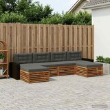  Set vanjskih sofa 6 kom. Čvrsto drvo akacije | shoptok.hr