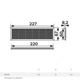 Bblink era zaluzina 2307DP bela (227x67 mm) Cene