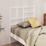  Uzglavlje za krevet bijelo 106 x 4 x 104 cm od masivne borovine | shoptok.hr