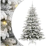 vidaXL Umetno Zložljivo Božično Drevo Bela 180 cm PE in PVC, (5000066537) | Shoptok.si