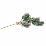  Springos® Božićni ukrasna grančica, smeđa/bijela/zelena | shoptok.hr