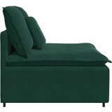  Modularni Sofa Centralni Modul s Jastucima Tamnozeleni 100 cm | shoptok.hr