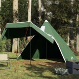 vidaXL Šator tipi za kampiranje za 5 osoba zeleni vodootporni Cijene