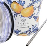 Estia termo čaša sa slamčicom 350ml Amalfi Coast 01-31756 | shoptok.hr