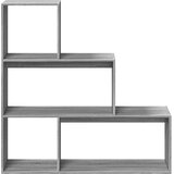 Pregrada regal za knjige 3 razina sonoma 123x29x123 cm drveni | shoptok.hr