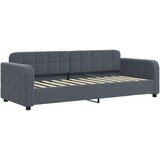  Dnevni krevet na razvlačenje bez madraca tamnosivi 80x200 cm | shoptok.hr