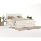 Maison de Rêve Kremno bela boxspring postelja s prostorom za shranjevanje 200x200 cm Blend – | Shoptok.si