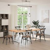  Noge za blagovaonski stol V-oblik 3 kom Bijele 80 x (72-73,3) cm Čelik | shoptok.hr