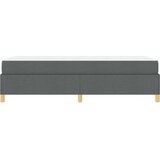  Krevetna konstrukcija Tamno siva 90 x 190 cm tkanina | Shoptok.si