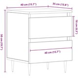  Nočna omarica Staro les 40x35x50 cm Izdelan les | Shoptok.si