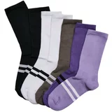 Urban Classics Accessoires Double Stripe Socks, 7 pack, multicolour