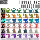 Green Stuff World Paint Set - Dipping collection 02 | Set Akrilnih Boja | Eponuda.com
